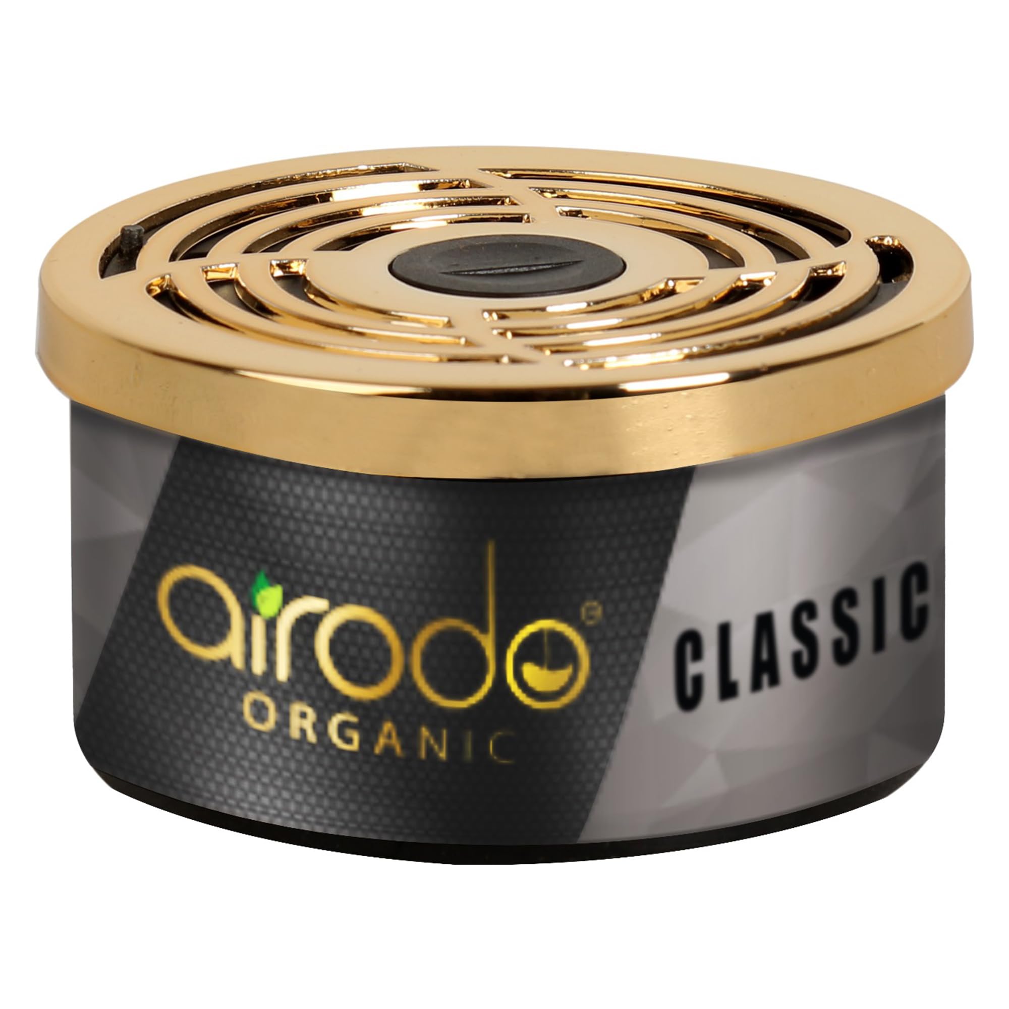 Airodo One Classic Organic Car Perfume, Strong Fiber Air Freshener to Freshen'up Your Car -,Car Accessories interior car perfumes and fresheners (50g with 2 Refill)