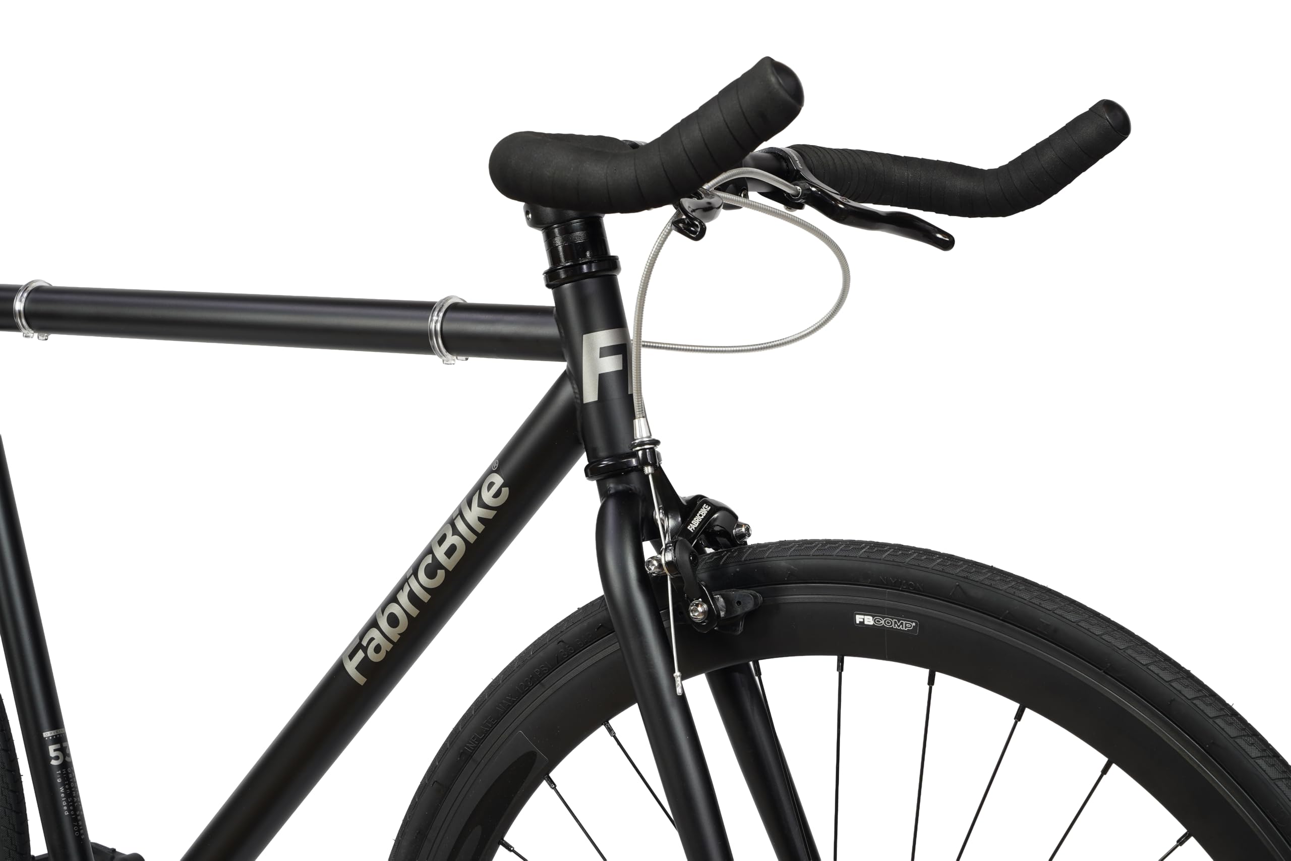 Bicicleta Fabric Bike – Original Collection, Hi-Ten de acero negro, Fixed Gear, Single Speed, Urban Commuter, 8 colores y 3 Tamaños, 10 kg