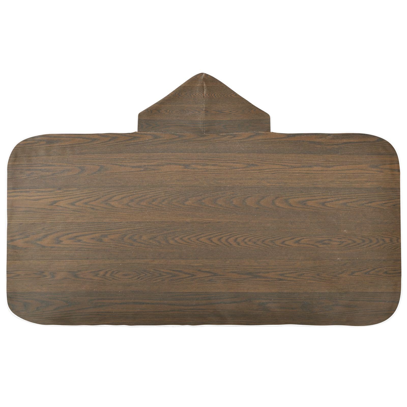 Kigai Wood Print Hooded Beach Towel for Kids Soft Absorbent Quick Dry Bath Towel with Hood Lightweight Toddler Shower Pool Bath Wrap for Boys Girls