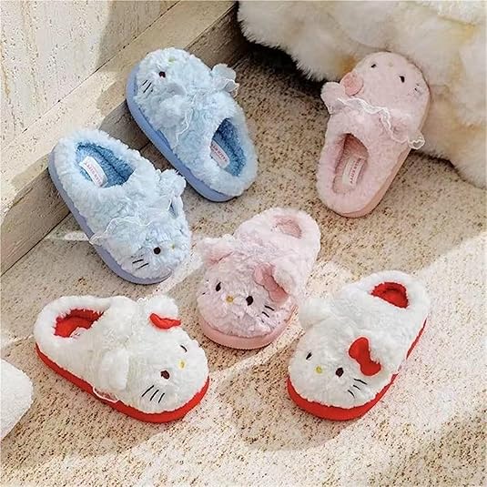 Amazon | [UNIME] ハローキティ マイメロディ スリッパ ルームシューズ