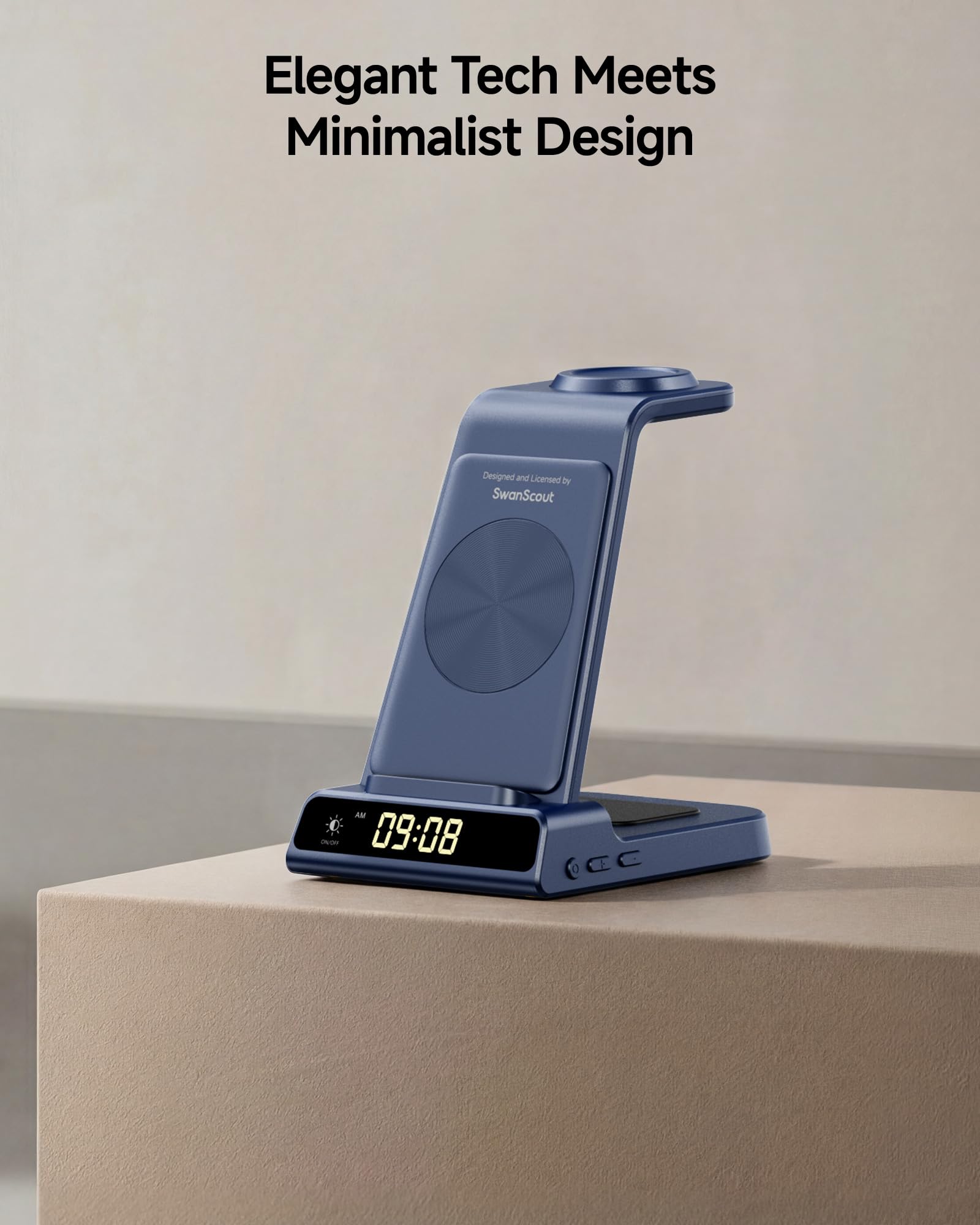 Caricabatterie wireless per dispositivi Samsung, stazione di ricarica wireless per Galaxy S26 Ultra/S26+/S26/S25/Z Flip7/S24/S23/S22, per Galaxy Watch 8/8 Classic/7/Ultra/6/5 Pro, Galaxy Buds4 Pro