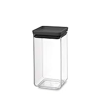 Brabantia Barattolo, Plastica, Dark Grey, 1.6 L