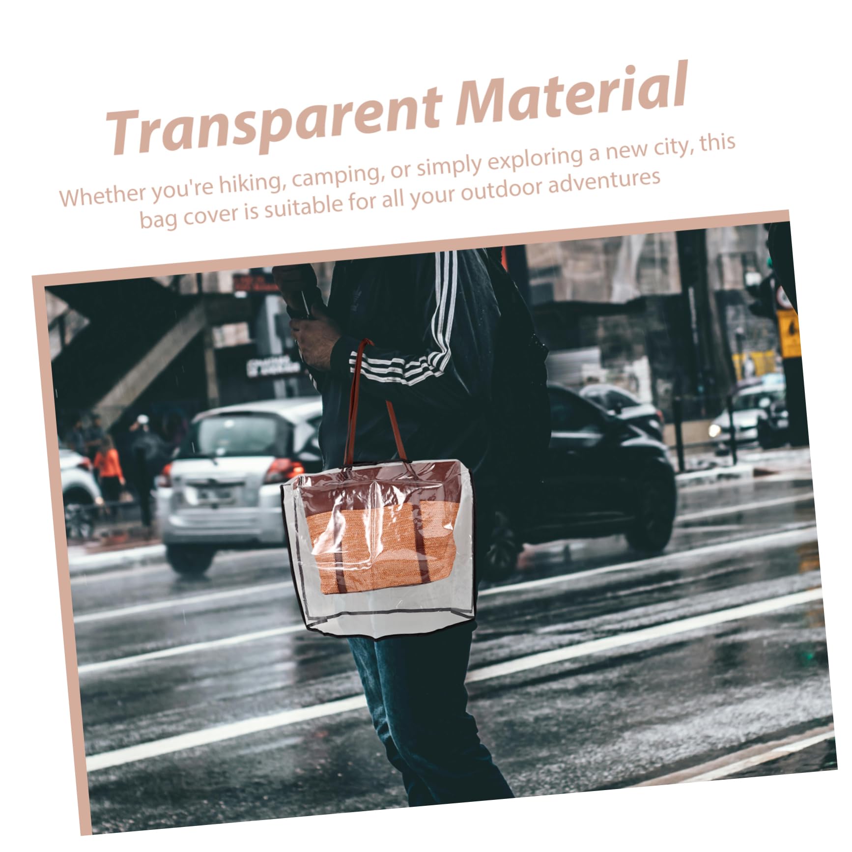 para Bolsos de Mano Protector de Lluvia Accesorio de Viaje para Actividades Diseño Elegante y Duradero para Senderismo y Camping