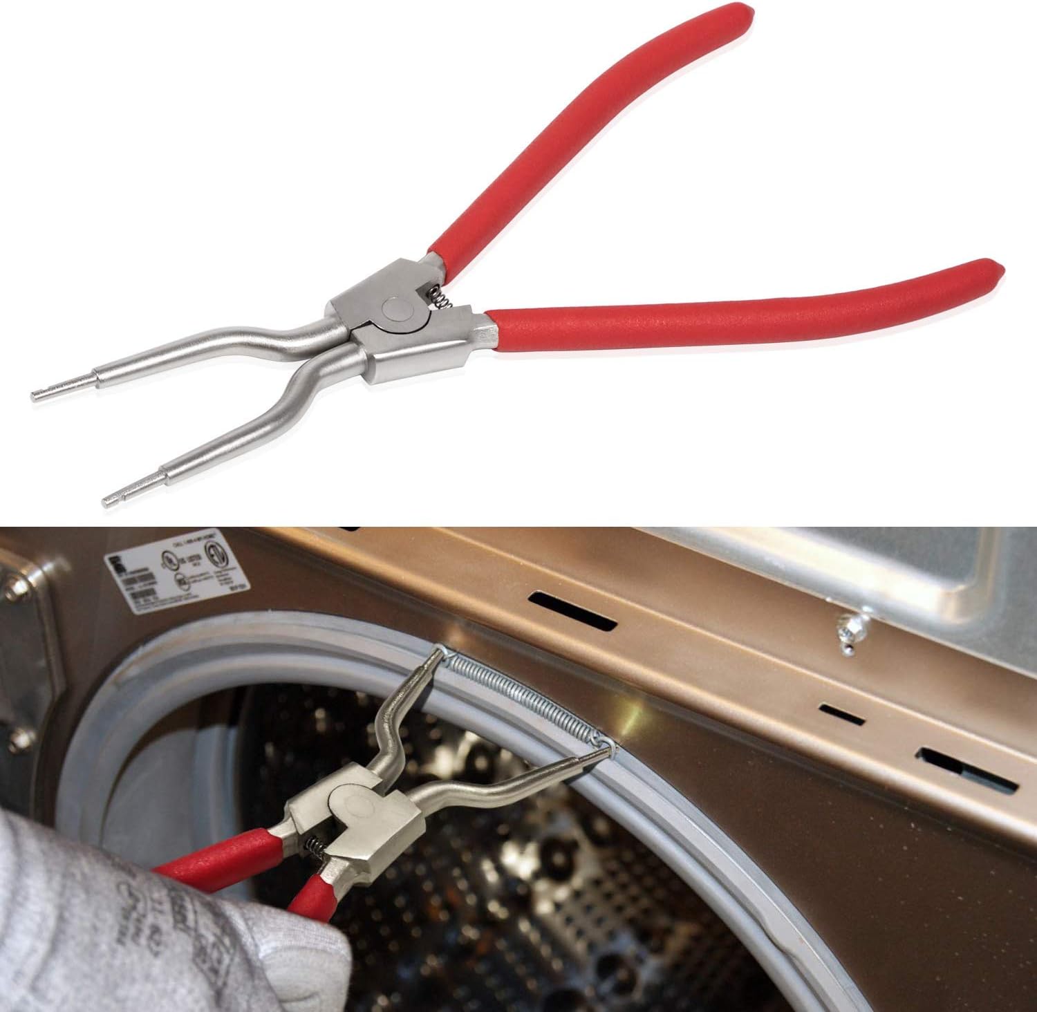 383EER4001A Washing Machine Outer Tub Spring Removal Tool, Solid Metal Washer Spring Expansion Tool, Replacement for LG and Samsung TJTSE-1, 1268535, AH3569695, EA3569695, B00AMF8HF8