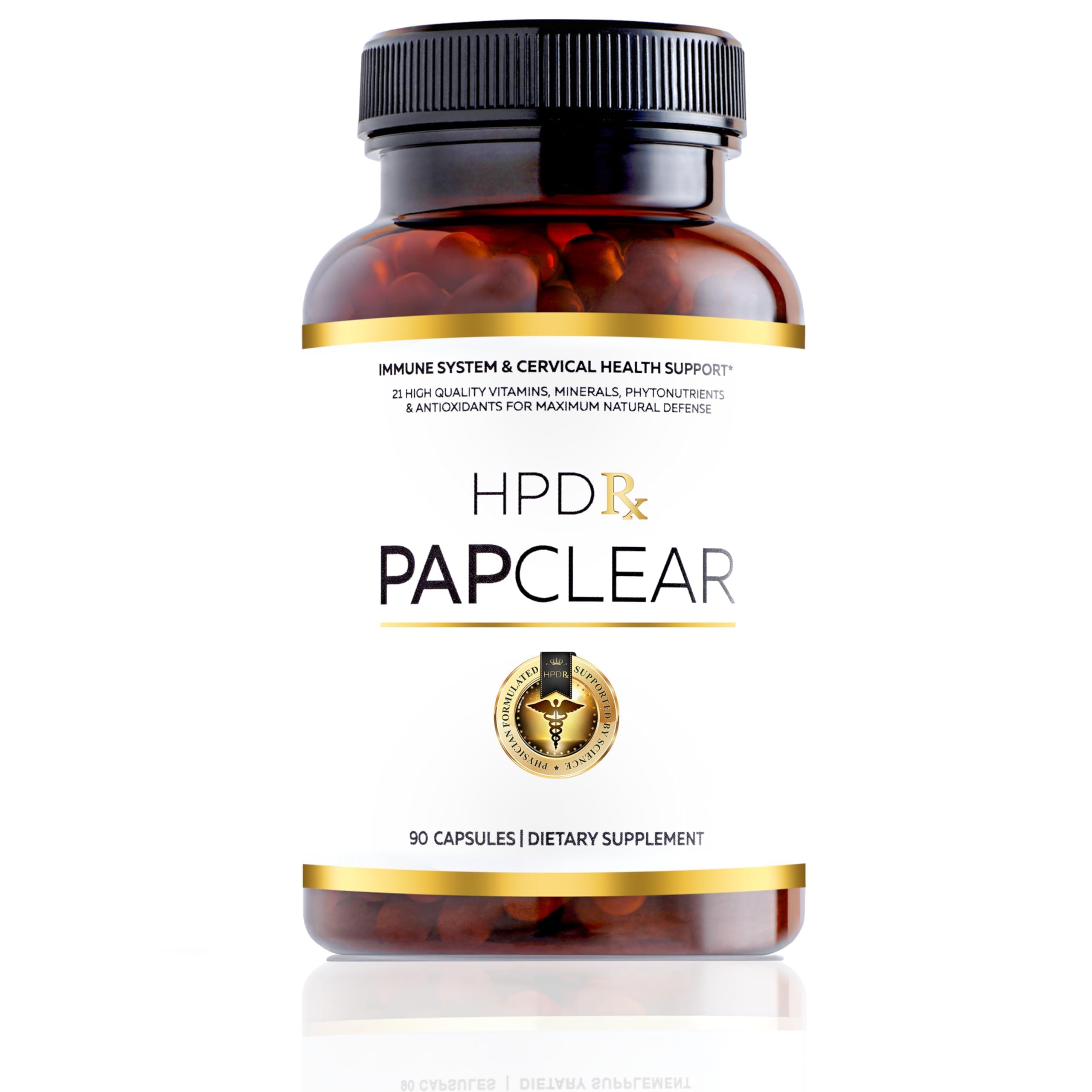 PAPCLEAR OB/GYN Formulated Immune Support Supplement | 90 Capsules | 1-Pack