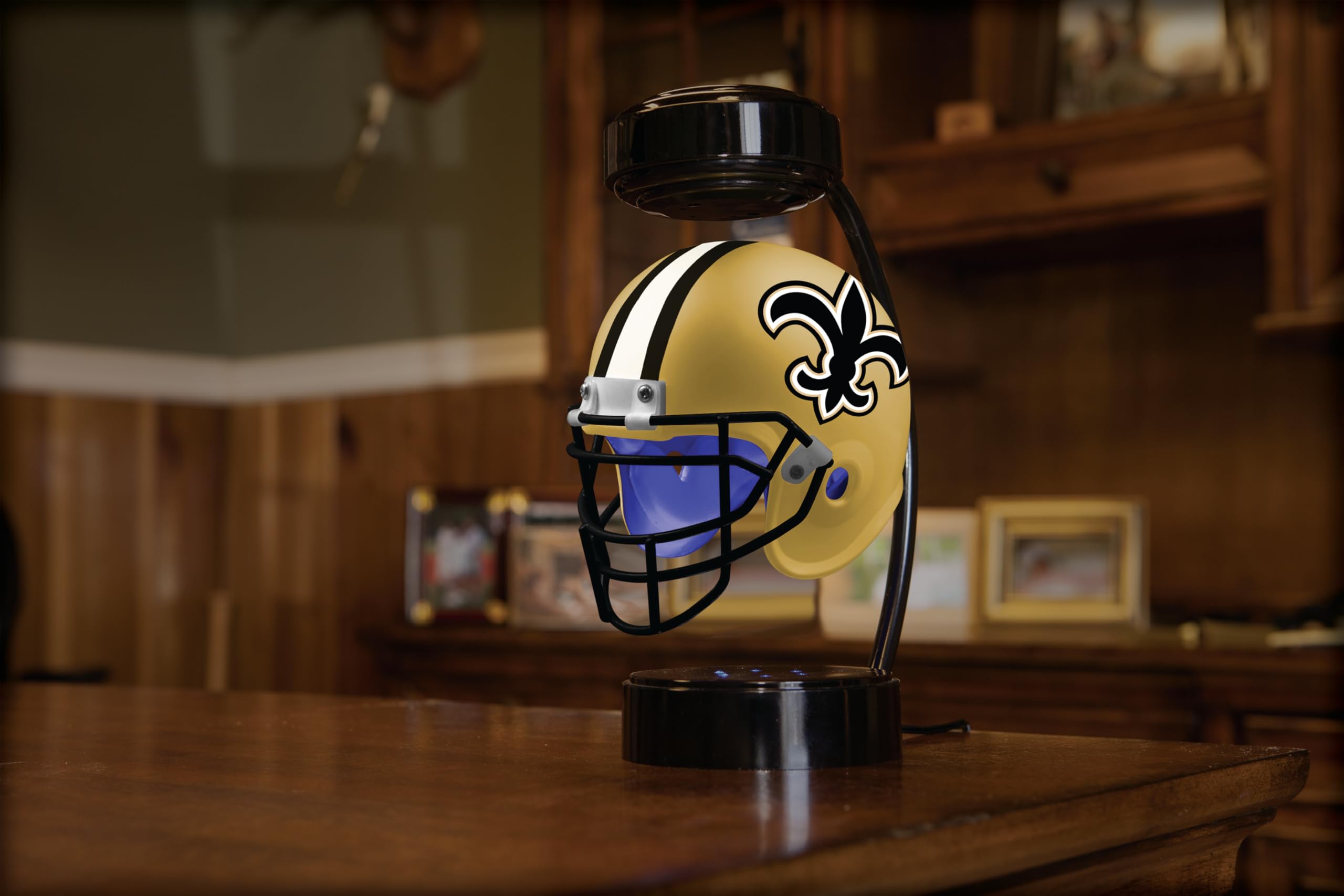 Pegasus Sports NFL Rotating Levitating Hover Helmet with LED Lighting, New Orleans Saints : Sports & Outdoors