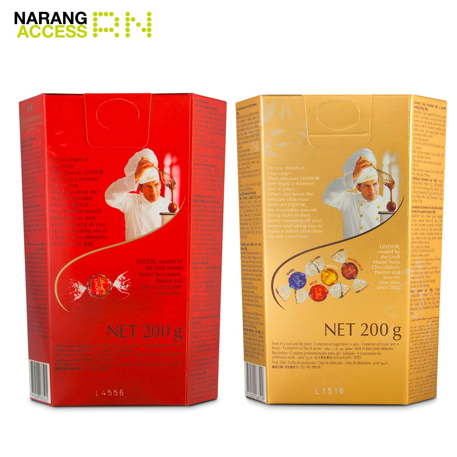 Lindor Box Back Lindt Lindor Milk Chocolate Box And Lindor Assorted Chocolate Box ...