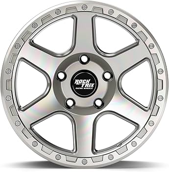 Amazon.com: RockTrix RT112 17 inch Wheel Compatible with Jeep Amazon.com: RockTrix RT112 17 inch Wheel Compatible with Jeep