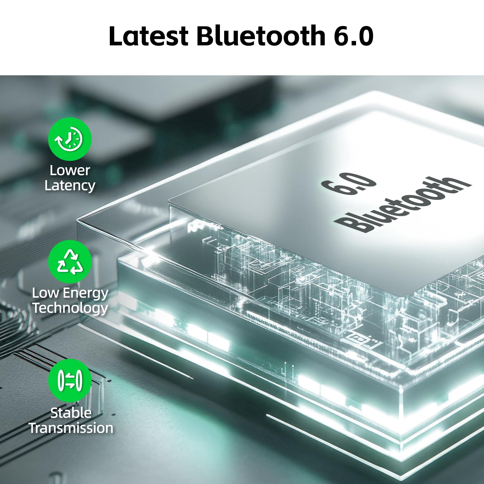 Adaptateur Bluetooth USB 6.0 pour PC, Dongle Bluetooth Windows 11/10/8.1