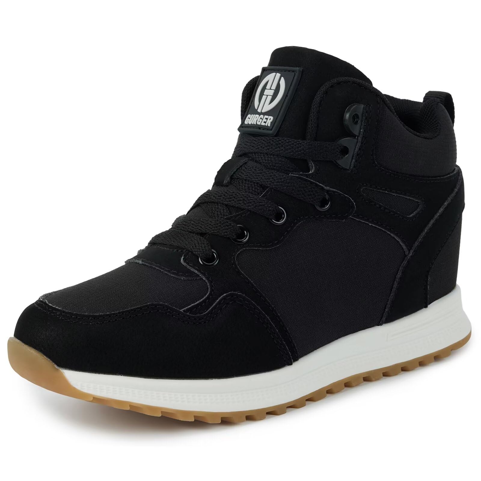 Sneakers con Zeppa Donna Scarpe da Ginnastica Basse Sportive Fitness Tacco Zeppa 6 CM