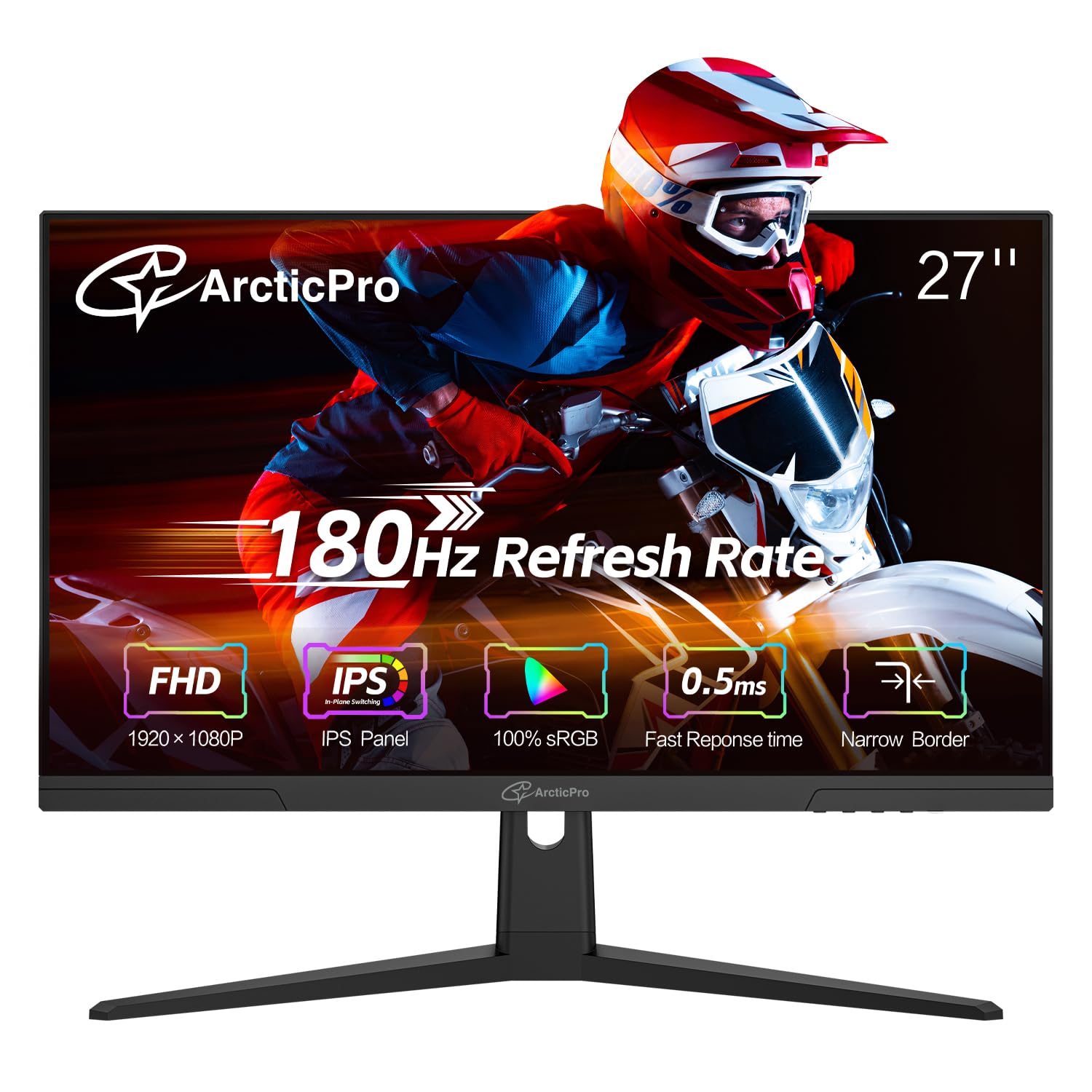 27 インチ 180Hz/144Hz WQHD IPS モニター Amazon.com: 27inch Gaming Monitor 180Hz, FHD 1080p, IPS Panel, 0.5