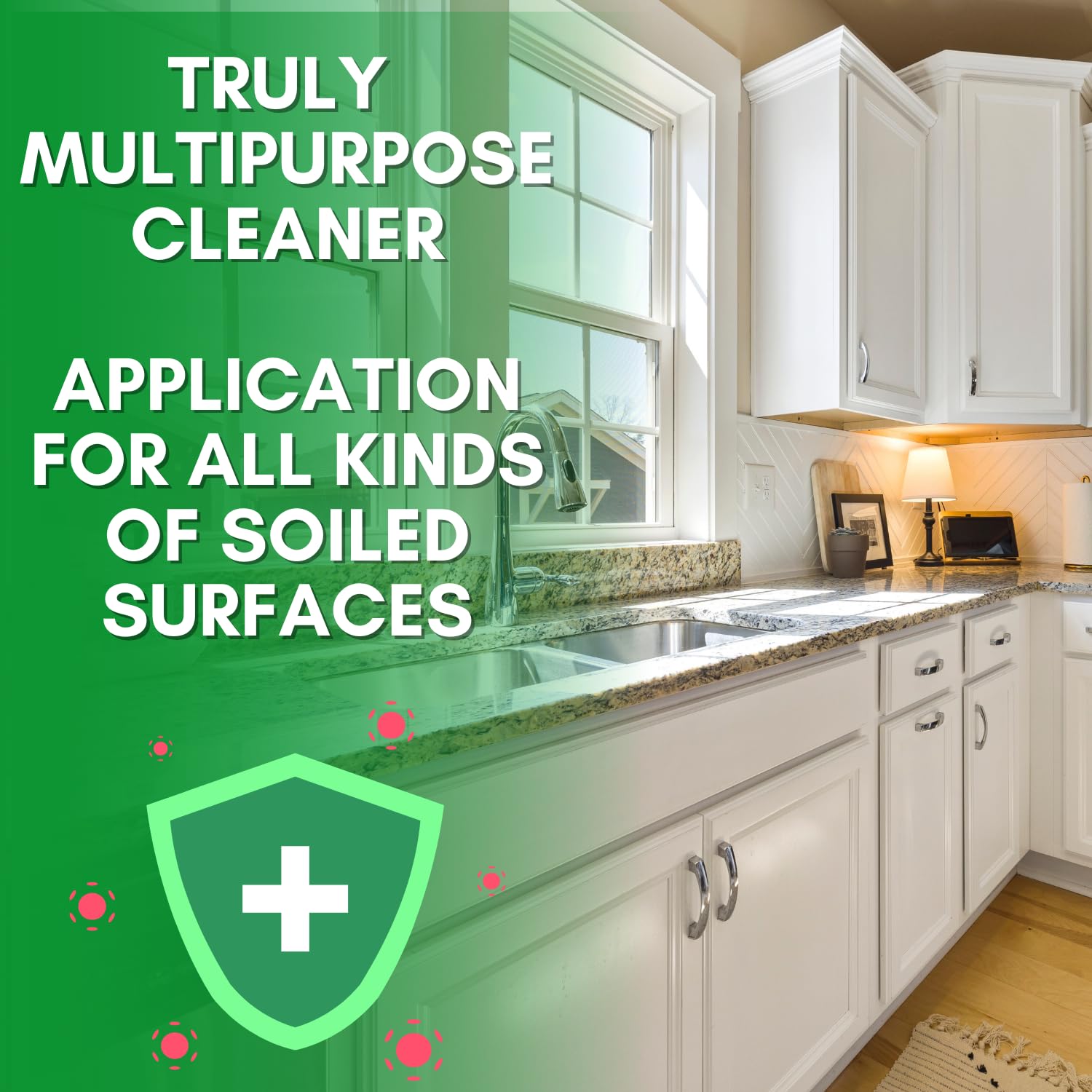 K'TRiQ Multi Plus Multipurpose Cleaner | Non-Alcoholic | Non-Corrosive | Eco-Friendly | Ideal for Cleaning all Surfaces & Glass | Bathroom & Kitchen Cleaner | Household Cleaner | (5 litre Pack of 1) 2