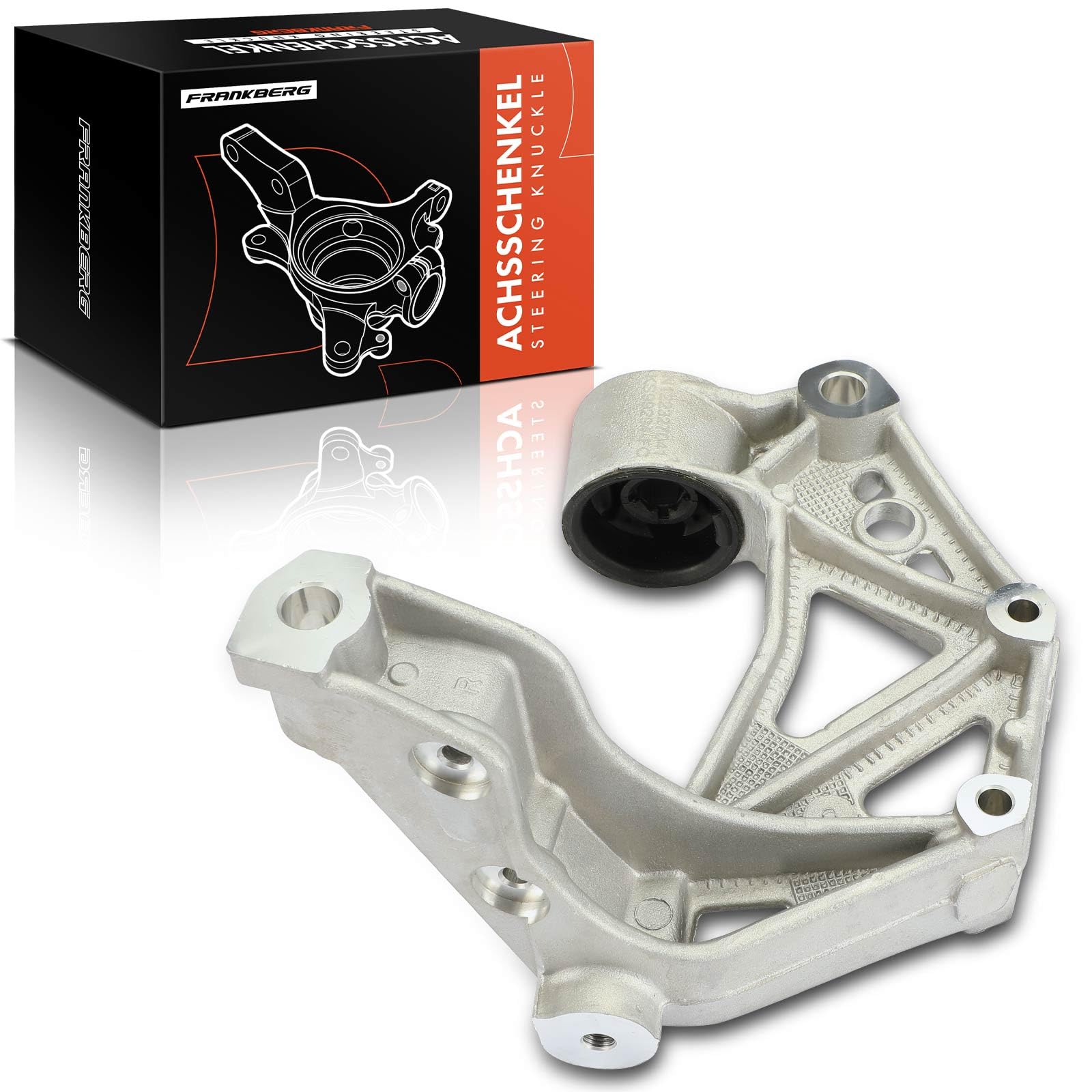 Frankberg Fusée d'essieu Suspension de roue Avant Droite Compatible avec Fox Hatchback 5Z1 5Z3 5Z4 1.2L 1.4L 2005-2011 Polo 6N2 1.4L 1999-2001 Polo 9A 9N 1.2L-1.9L 2001-2009 Remplacer# 6Q0199294D