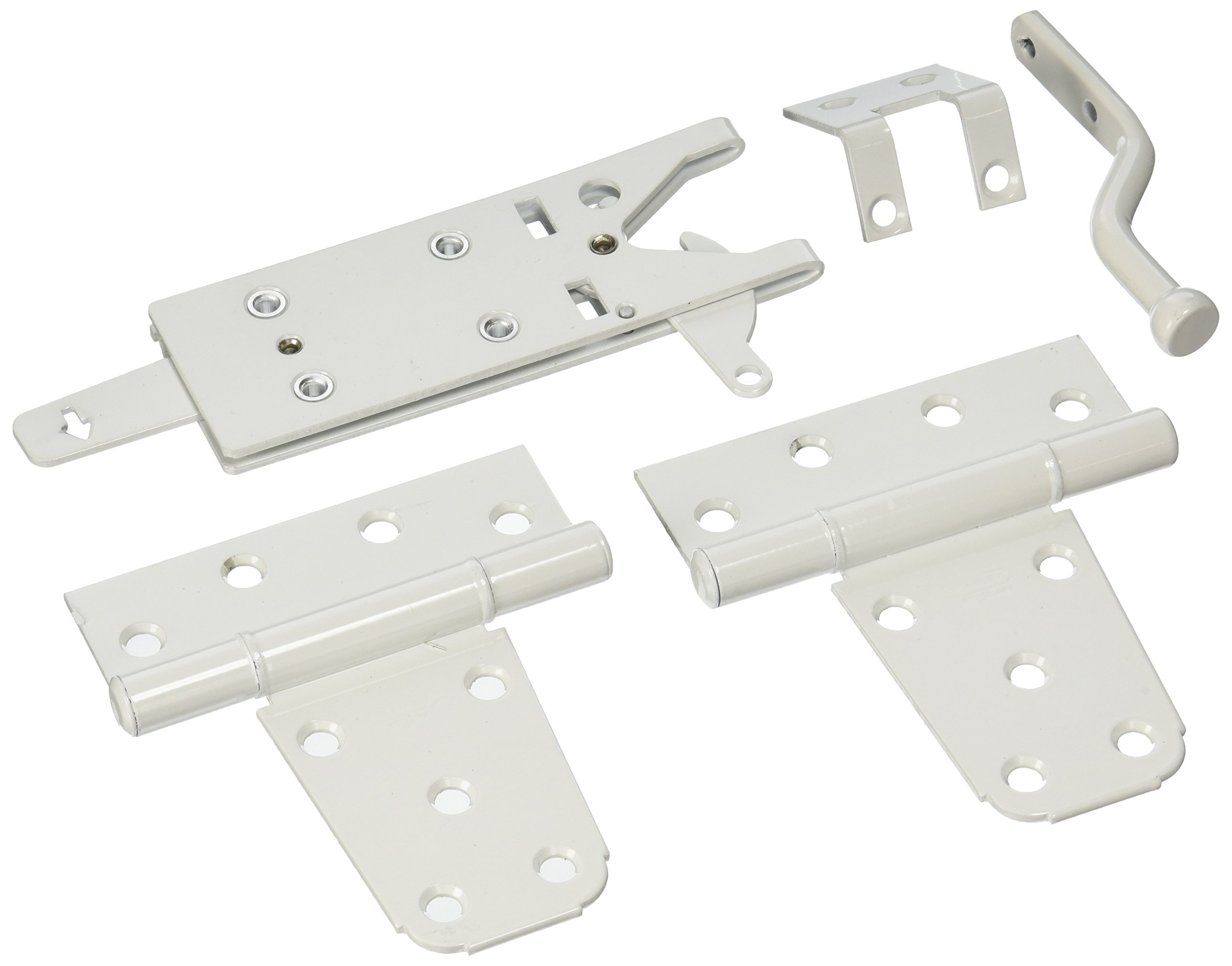 Stanley National Hardware CD1306 Vinyl Fence Gate Kit White