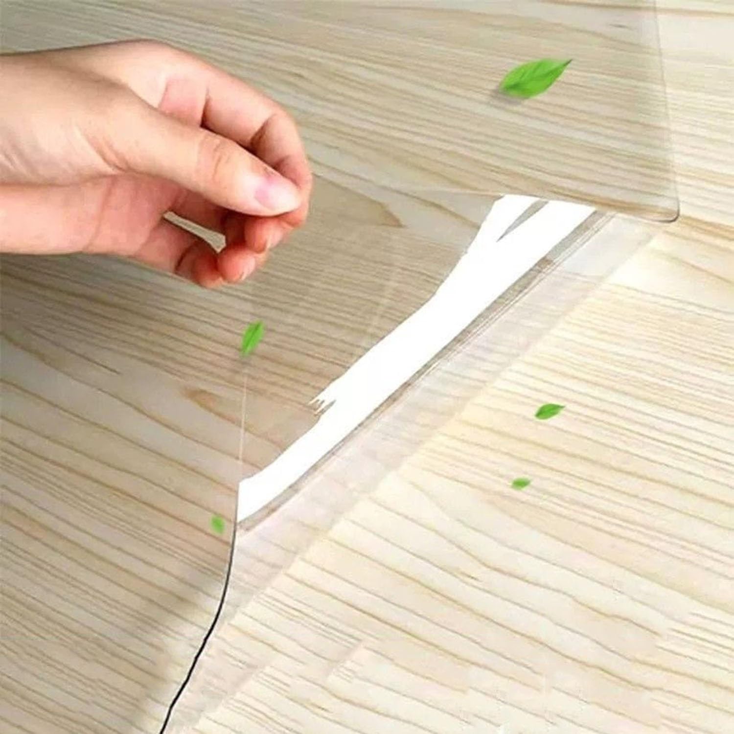 Transparent Non-Slip Chair Mat Desk Chair Mat Hard Floor Protector PVC Frosted 1 5mm Rectangular