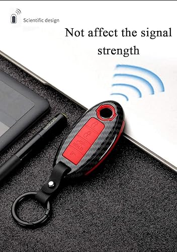 Miniatura 6 de SANRILY 1 funda para llavero de 2 botones para Honda Vezel Civic City Jazz Accord Crosstour HR-V 2015-2018, funda para llave remota sin llave,