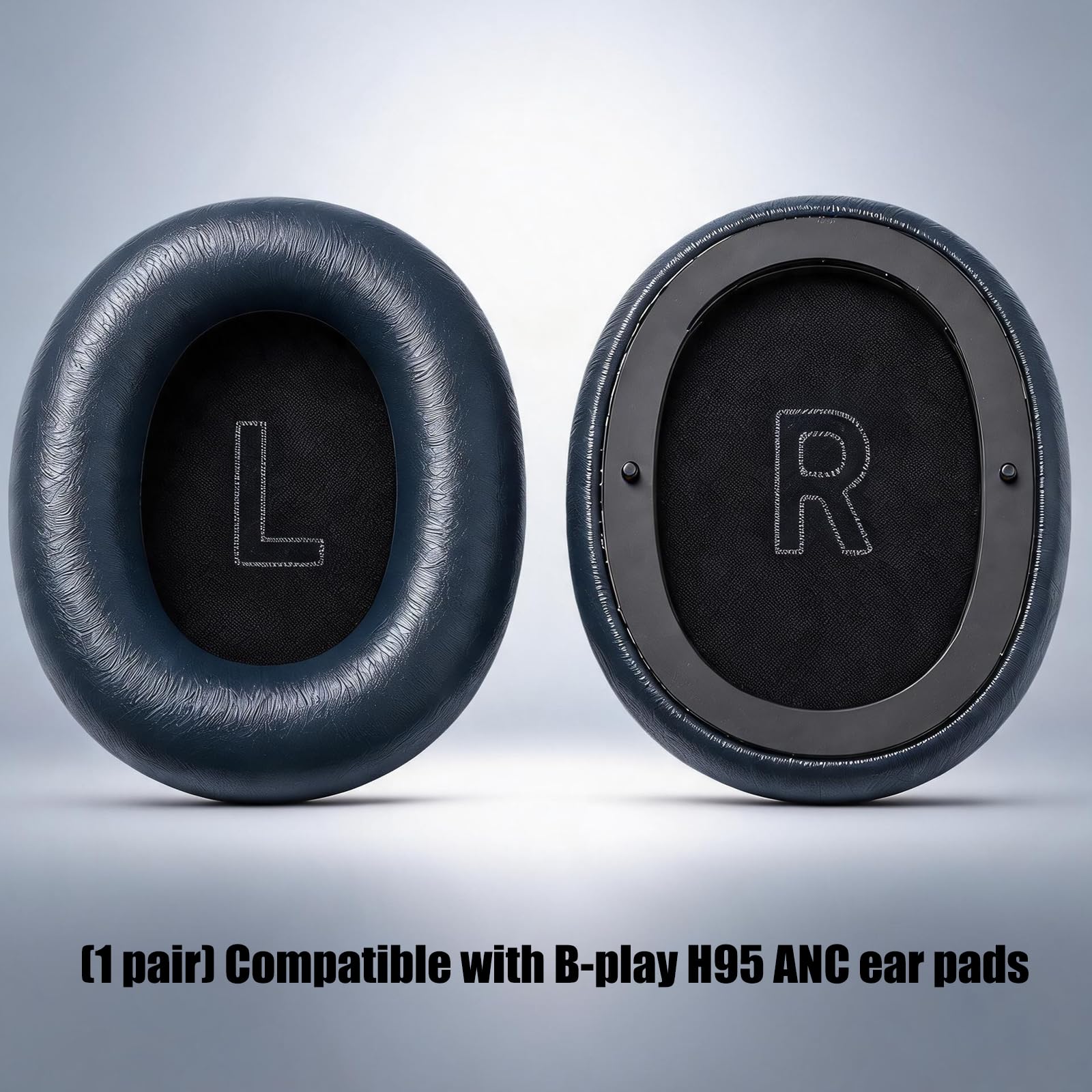 Juego de almohadillas ovaladas compatibles con auriculares H95, 1 par de almohadillas de montaje acolchadas de espuma para tareas de renovación, almohadillas de repuesto para auriculares, almohadillas
