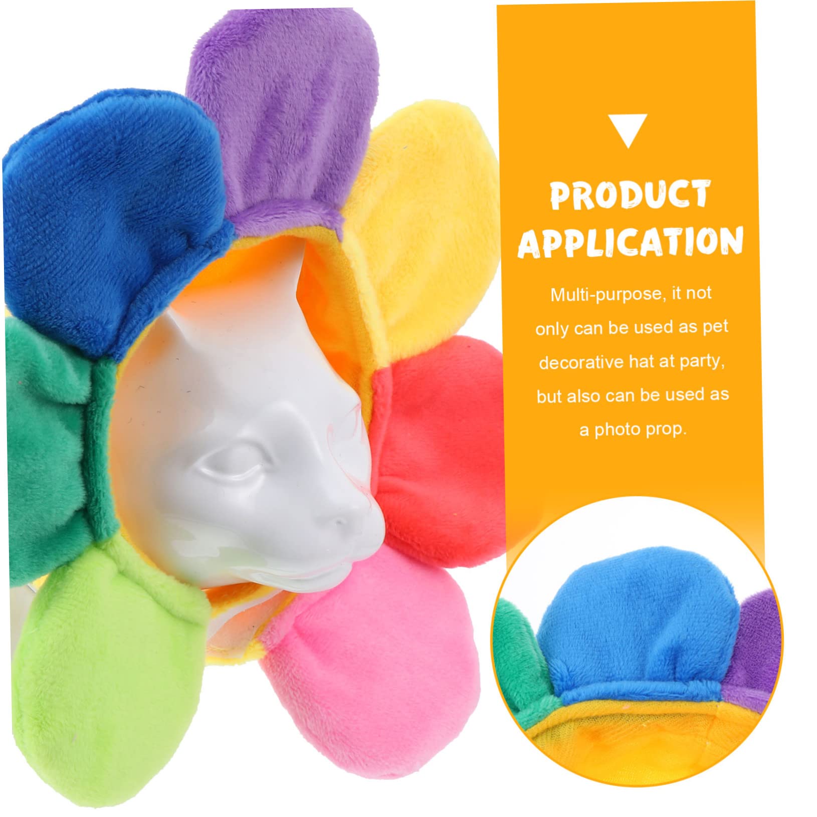 Mipcase Sombrero de Girasol para Perro o Gato Divertido y Decorativo para Fiesta para Eventos al Aire