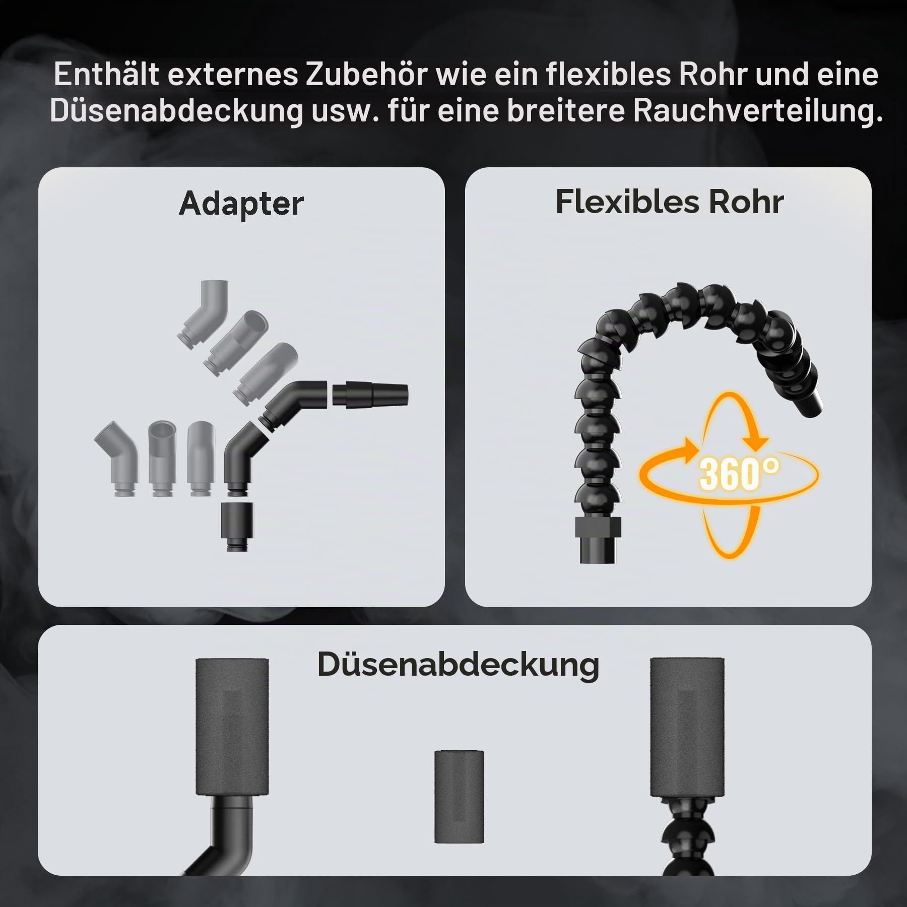 COLBOR CF5 Nebelmaschine Fog Machine für Fotografie, Nebelgerät für Bühnen und Streaming Szeneneffekte