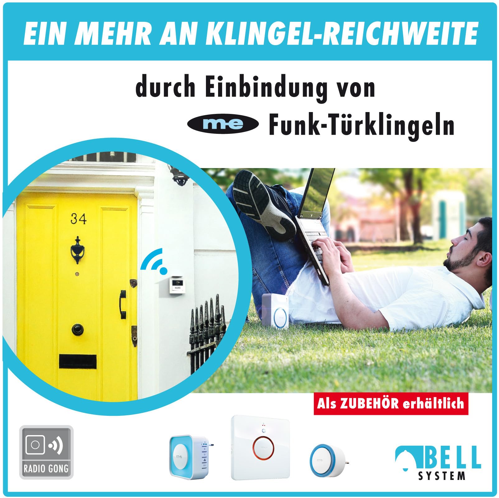 m-e iP Video-Türsprechanlage RFID anthrazit/weiß | Aluminium Außenstation für 1-Familienhaus | 7“ Innenstation | Türklingel mit Kamera | Freisprechanlage Video Sprechanlage Einfamilienhaus 4-Draht
