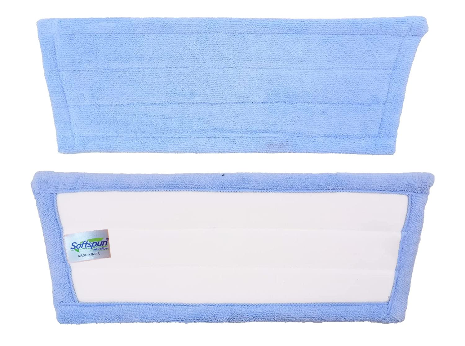 SOFTSPUN Microfiber Wet & Dry Cleaning Mop fastener Refill - Sky Blue - 18inch (B074L48F66) Amazon Price History, Amazon Price Tracker