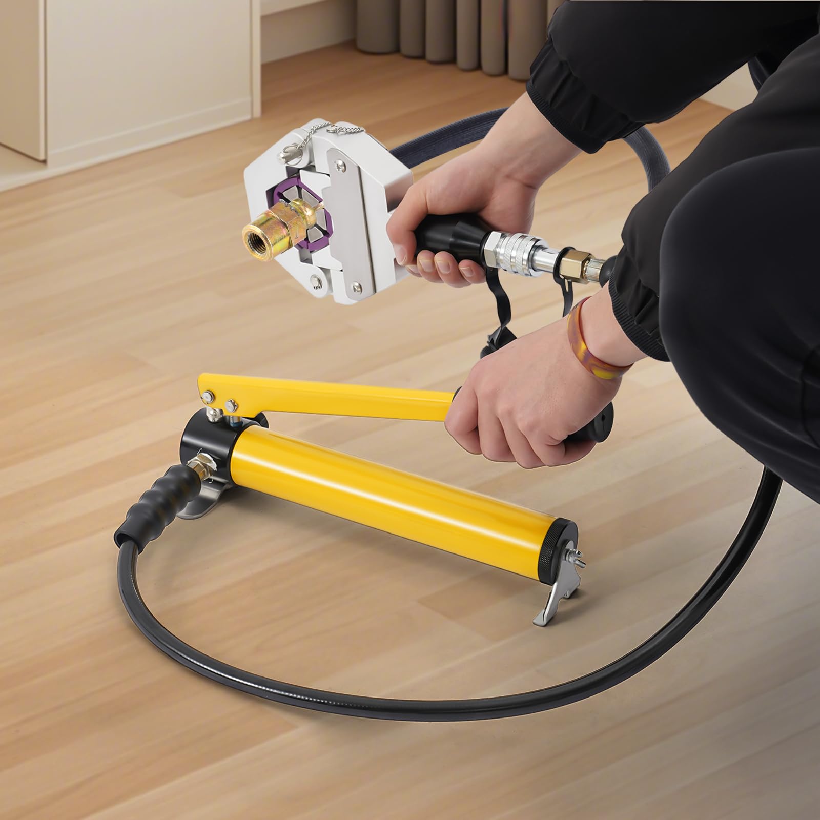 Strumento professionale di crimpatura Ac, strumento di manutenzione per condizionatori idraulici, set di spremitura per tubi idraulici, tubo idraulico, pressa per crimpare