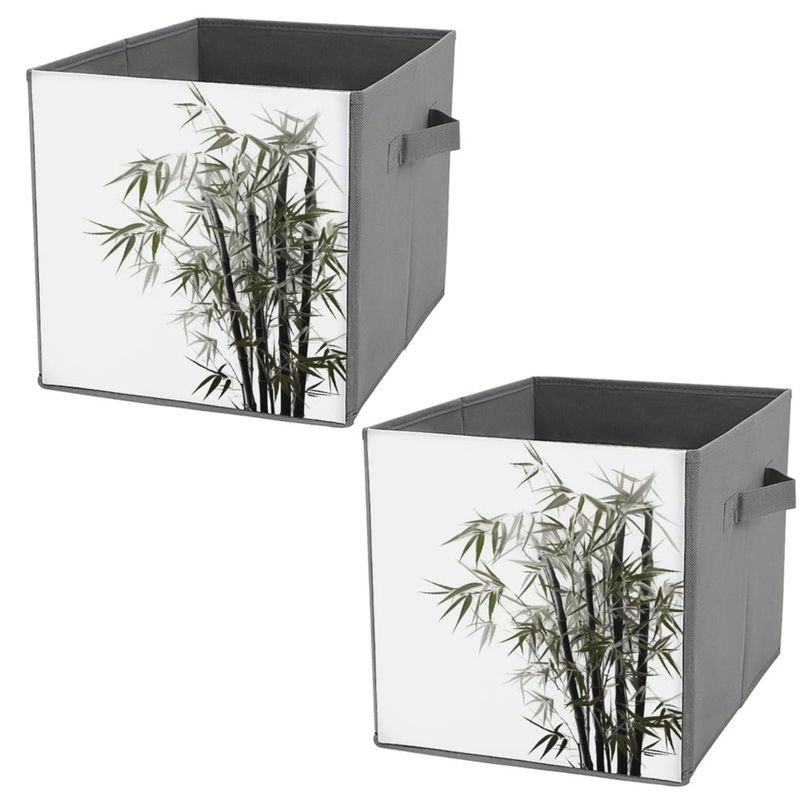 Boîtes de rangement plantes asiatiques pliables pour linge de maison et jeans de dressing