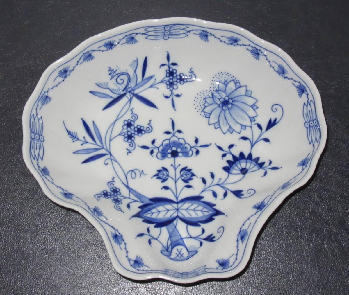 マイセン　MEISSEN ブルーオニオン シェル型ディッシュ5枚セット マイセン MEISSEN ブルーオニオン シェル型ディッシュ5枚セット