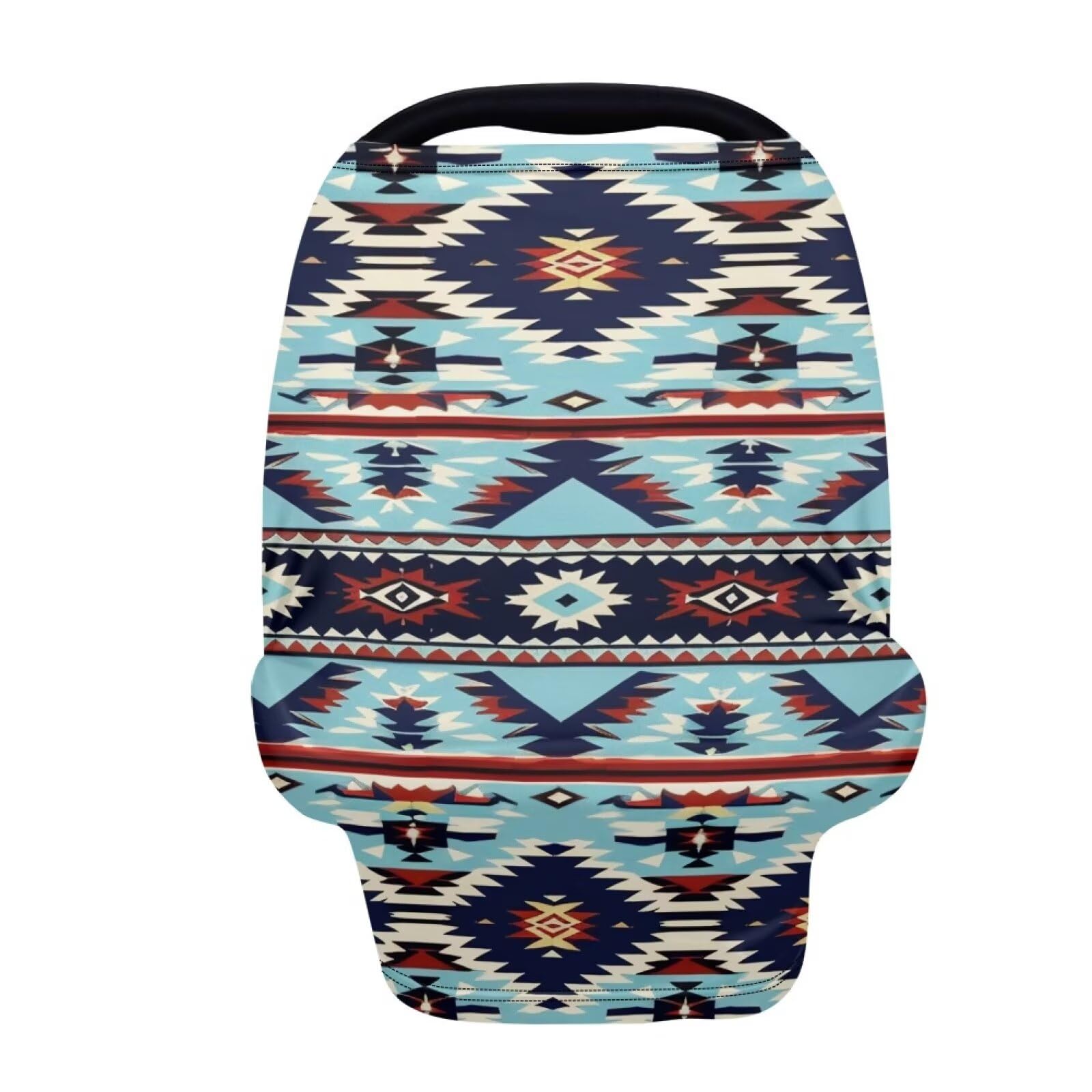 Youngerbaby Aztec Western Nursing Cover Breastfeeding Soft Infant Carseat Canopy Stretchy Breathable Cover for Stroller High Chair Shopping Cart Canopies