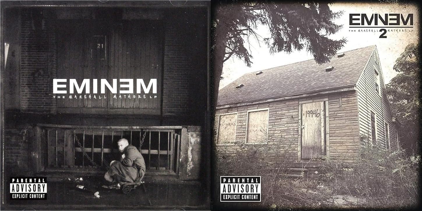 The Marshall Mathers LP Vol. 1 and Vol. 2 - Eminem 2 CD Album