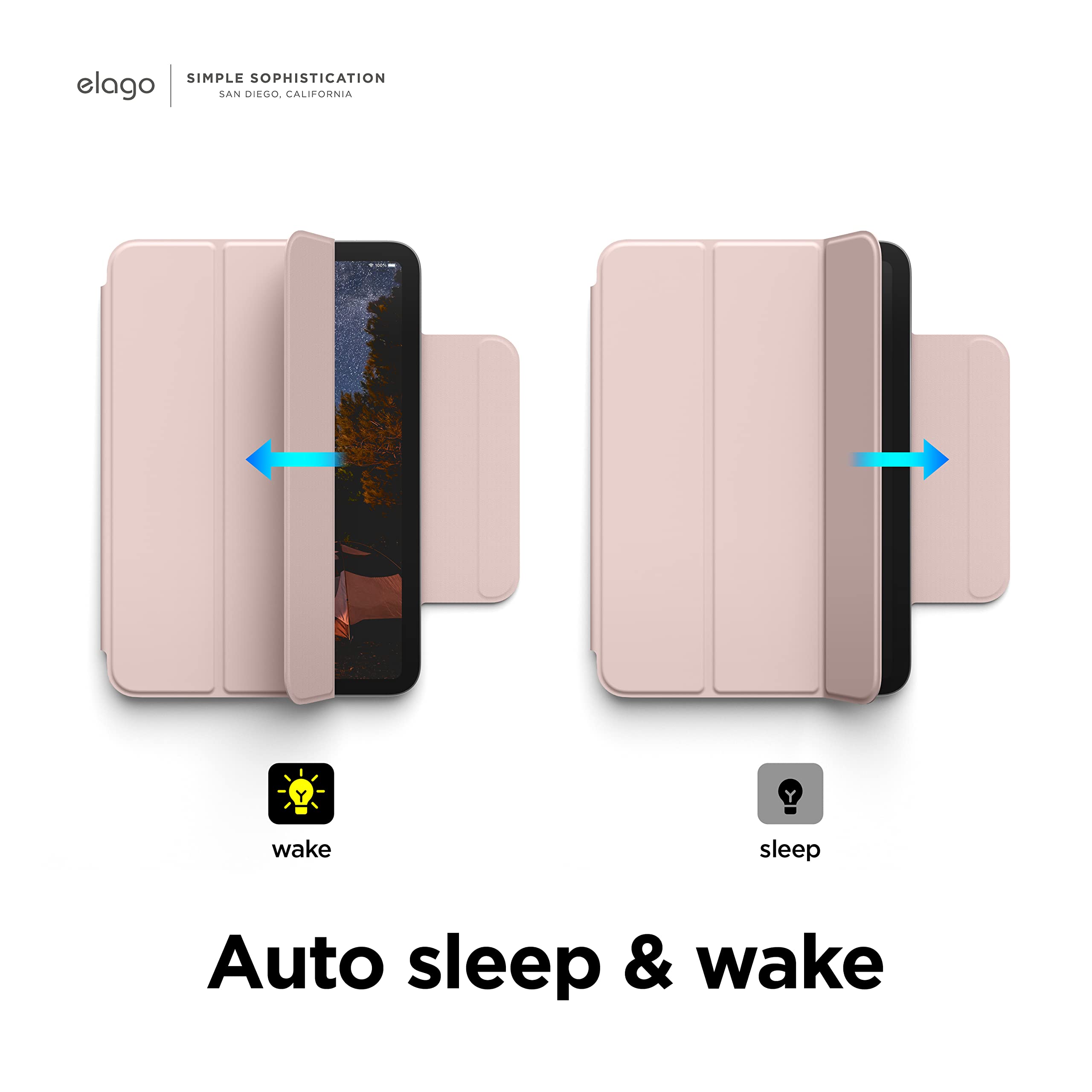 elago Smart Folio Case Compatible with iPad Mini 8.3 inch