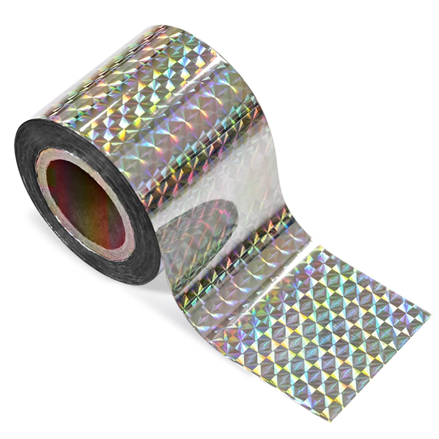 GWHOLE 45m x 5cm Reflective Ribbon Bird Scare Tape Reflective Scare