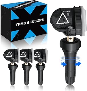 YZHIDIANF Upgraded Pre-Programed TPMS Sensor Fit for:-Chevy Camaro Impala Malibu Silverado Trailblazer for:-GMC Acadia Sierra for:-Buick Enclave for:-Cadillac ct6, 13598773 tire Pressure sensors (4)