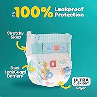 Vista 3 de Pañales Pampers Baby Dry - Talla 2, 186 unidades, pañal desechable absorbente para bebé (el empaque puede variar)