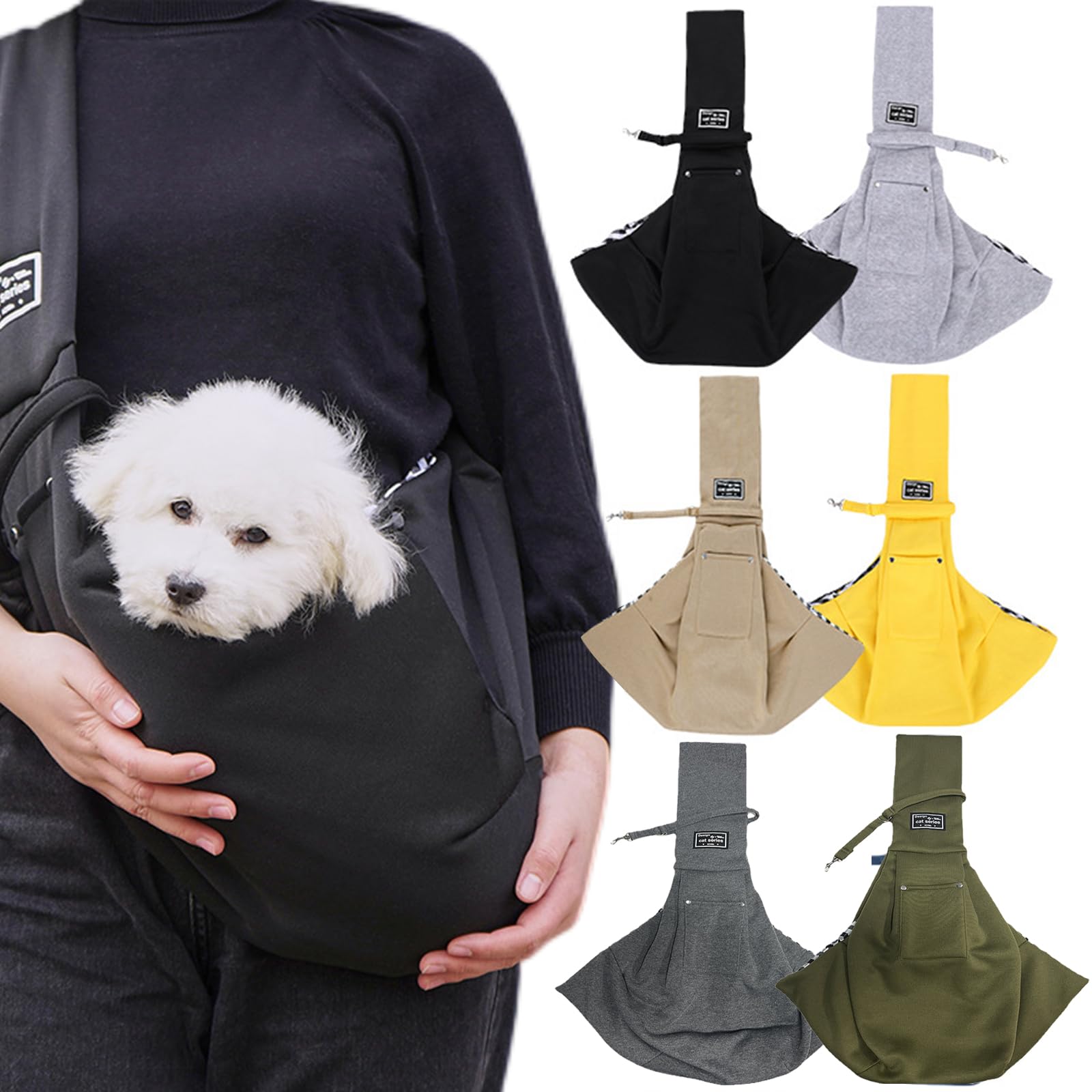 Amazon.co.jp: Joebo ペットスリング ペット バッグ 抱っこ紐 犬