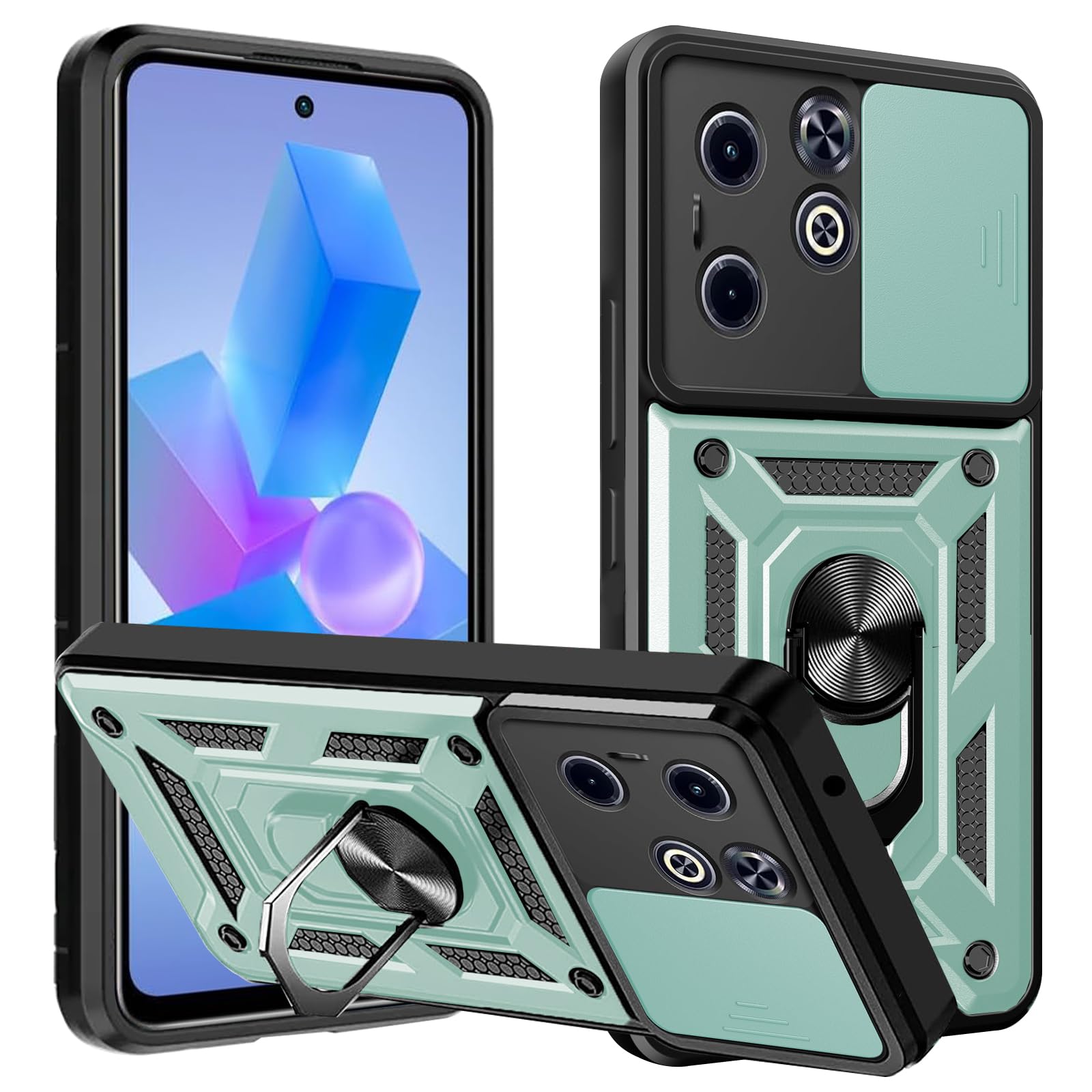 KZIOACSH Case for Infinix Hot 40i/Infinix Smart 8