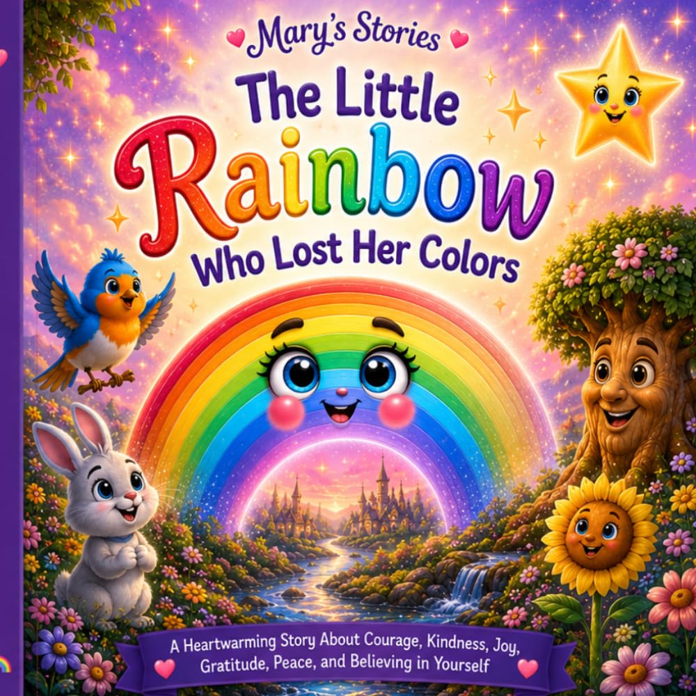 The Little Rainbow Who Lost Her Colors: A Magical Journey of Courage, Kindness, Joy, Gratitude, Peace, and Believing in Yourself