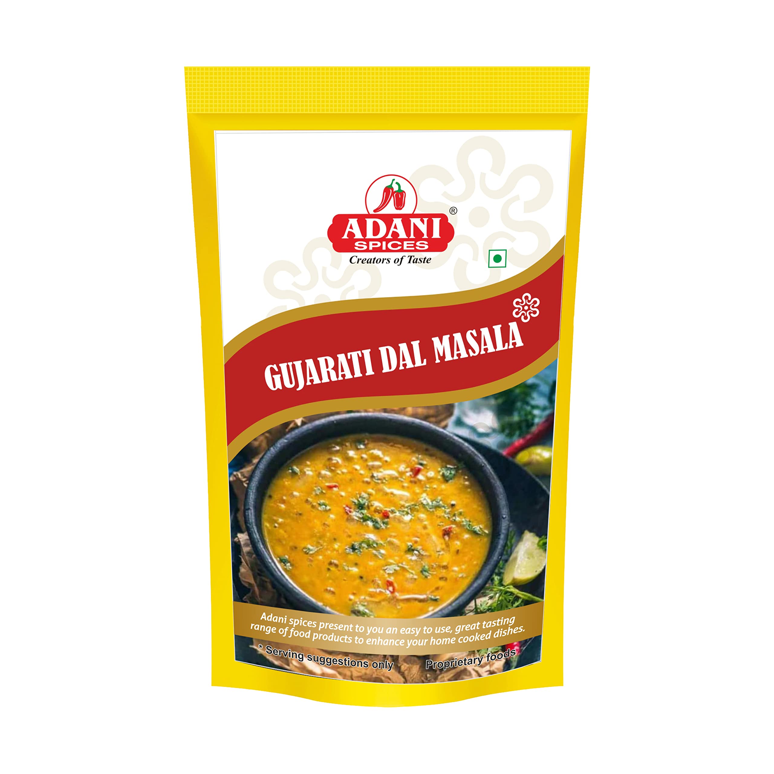 Adani Spices | Instant Premix Ready to Use Gujarati Dal, Curry Masala Powder 50gm Each Pack of 4 -Authentic Gujarati Recipe Home Made Style -All Natural Ingredients | No Added Preservatives (B0B57DV5P6) Amazon Price History, Amazon Price Tracker
