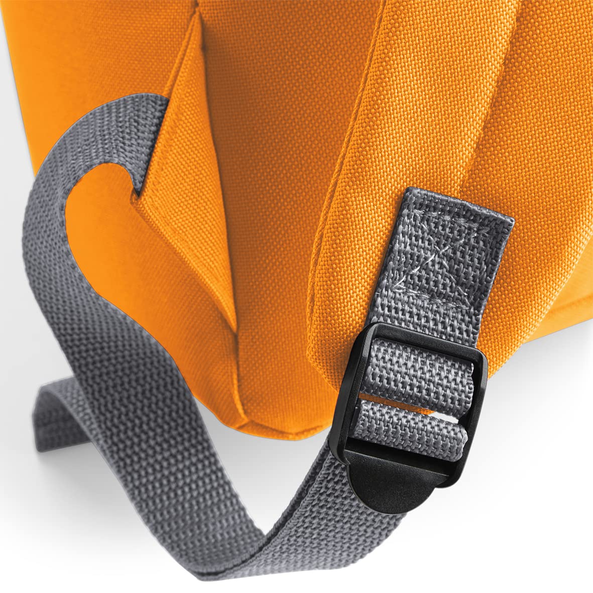 BagBase Unisex Rucksack Bg125orgp - Stylischer Alltagsrucksack In Orange/Grau, Medium