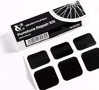 VeloChampion Puncture Repair Kit - Glue or Glueless Options - Suitable for Road, Mountain or Commuter Bikes (Glueless Repair Kit)