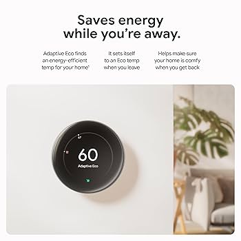 Google Nest Learning Thermostat (4th Gen, 2024) with Nest