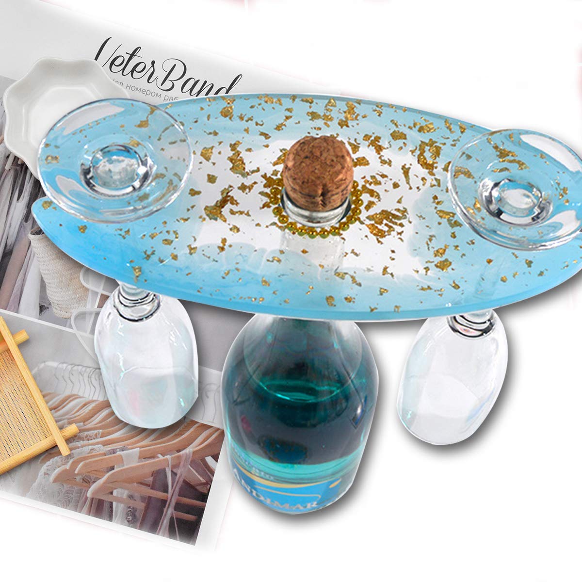 Stampo Per Resina Epossidica - Set Tazze Silicone Per Artigianato Fai Da Te, 13x10 Cm - Foto 7