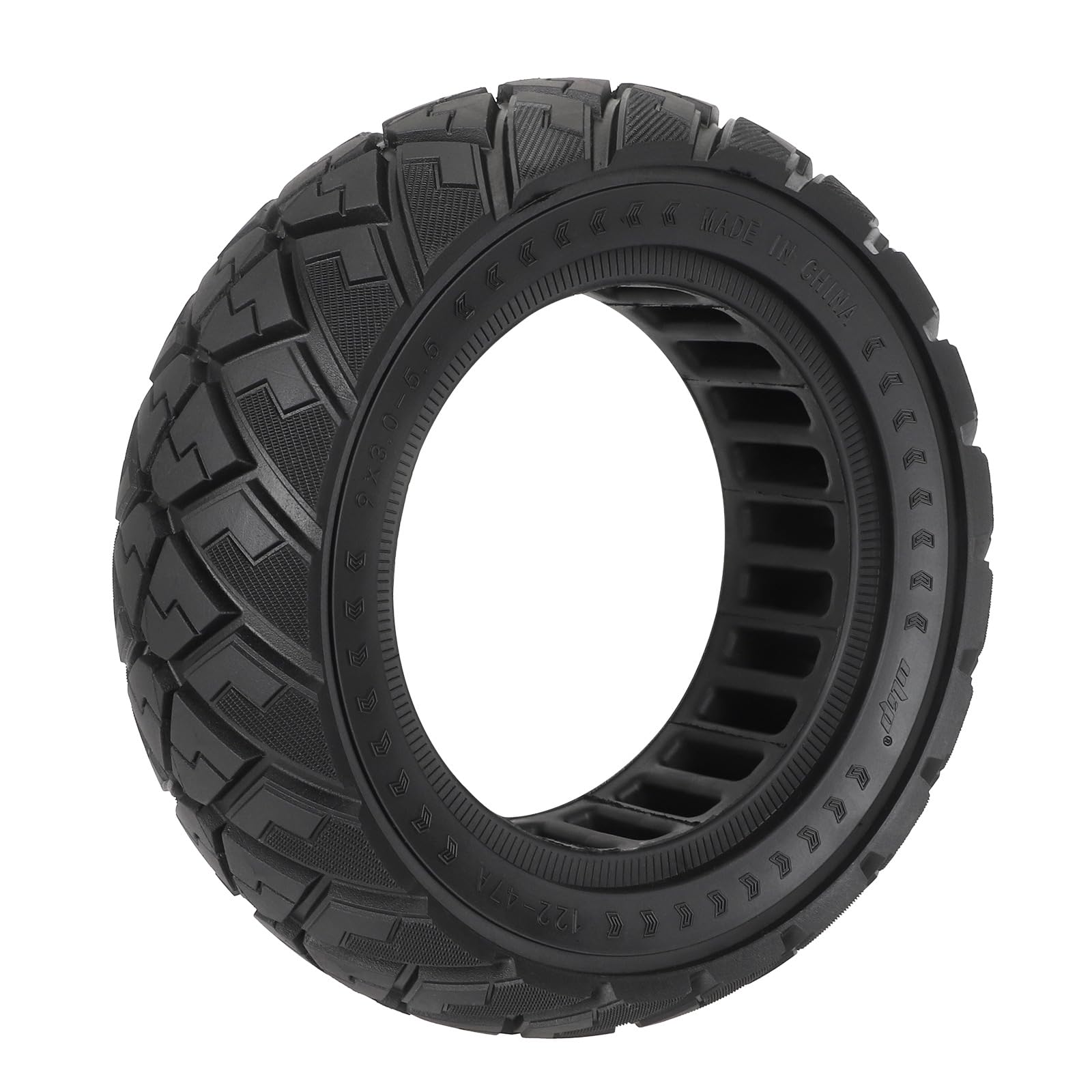 TREFAN 9 x 3,0 – 5,5 pneumatici pieni per Kukirin G2 pro scooter elettrico, 9 x 3,0 – 5,5 fuoristrada, pneumatici di ricambio anteriore/posteriore, 9 pollici, antiscivolo, pneumatici per scooter