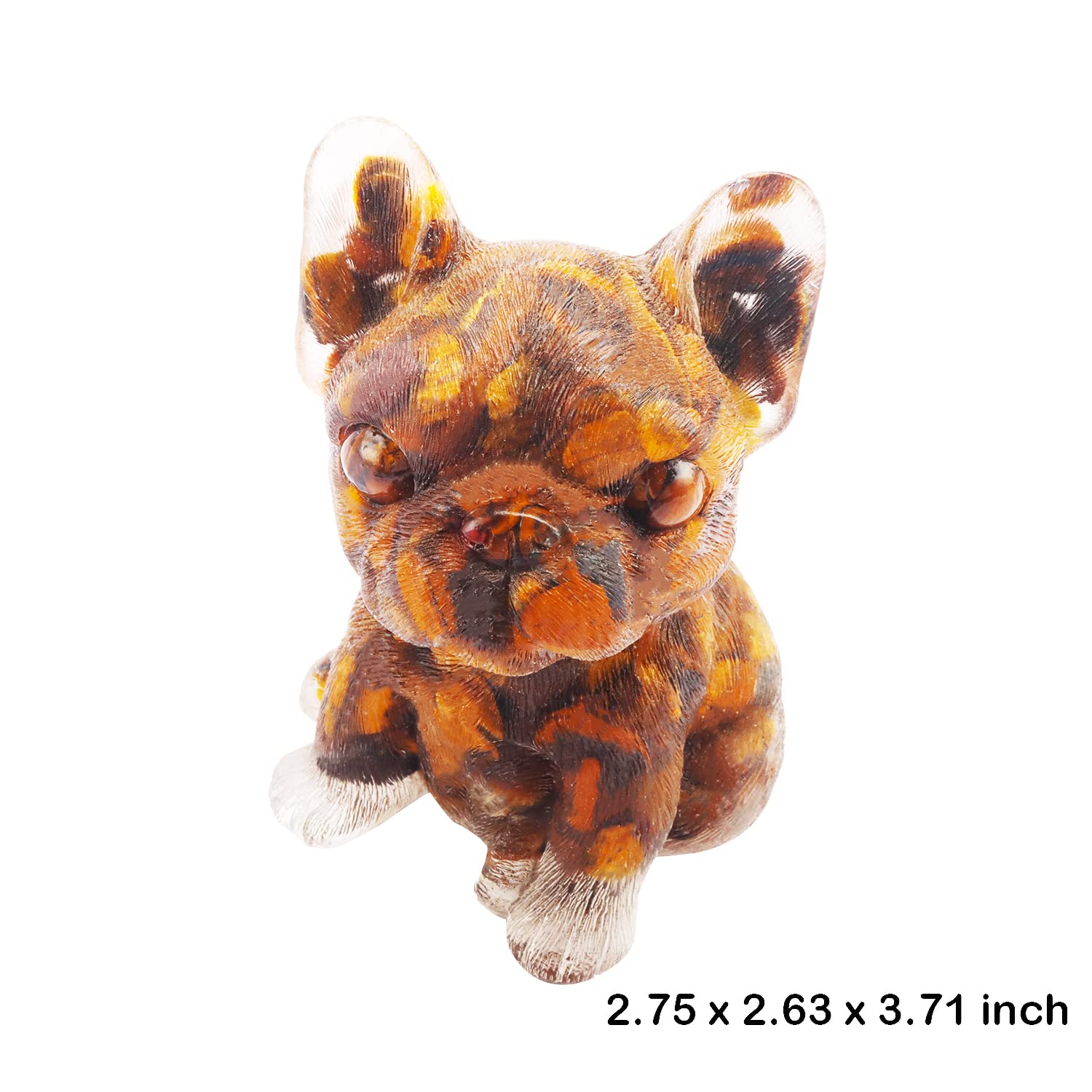 Amazon.co.jp: 3.6インチ ミニチュア ブルドッグ 置物 クラッシュ