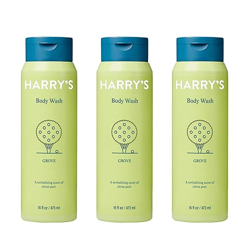 Harry's Gel de ducha para hombre - Grove, 16 onzas líquidas (paquete de 3)