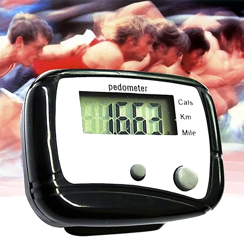 Miniatura 7 de Podómetro Podómetro Multifuncional Ahorro de Batería ABS Portátil Contador para Caminar Podómetro Digital
