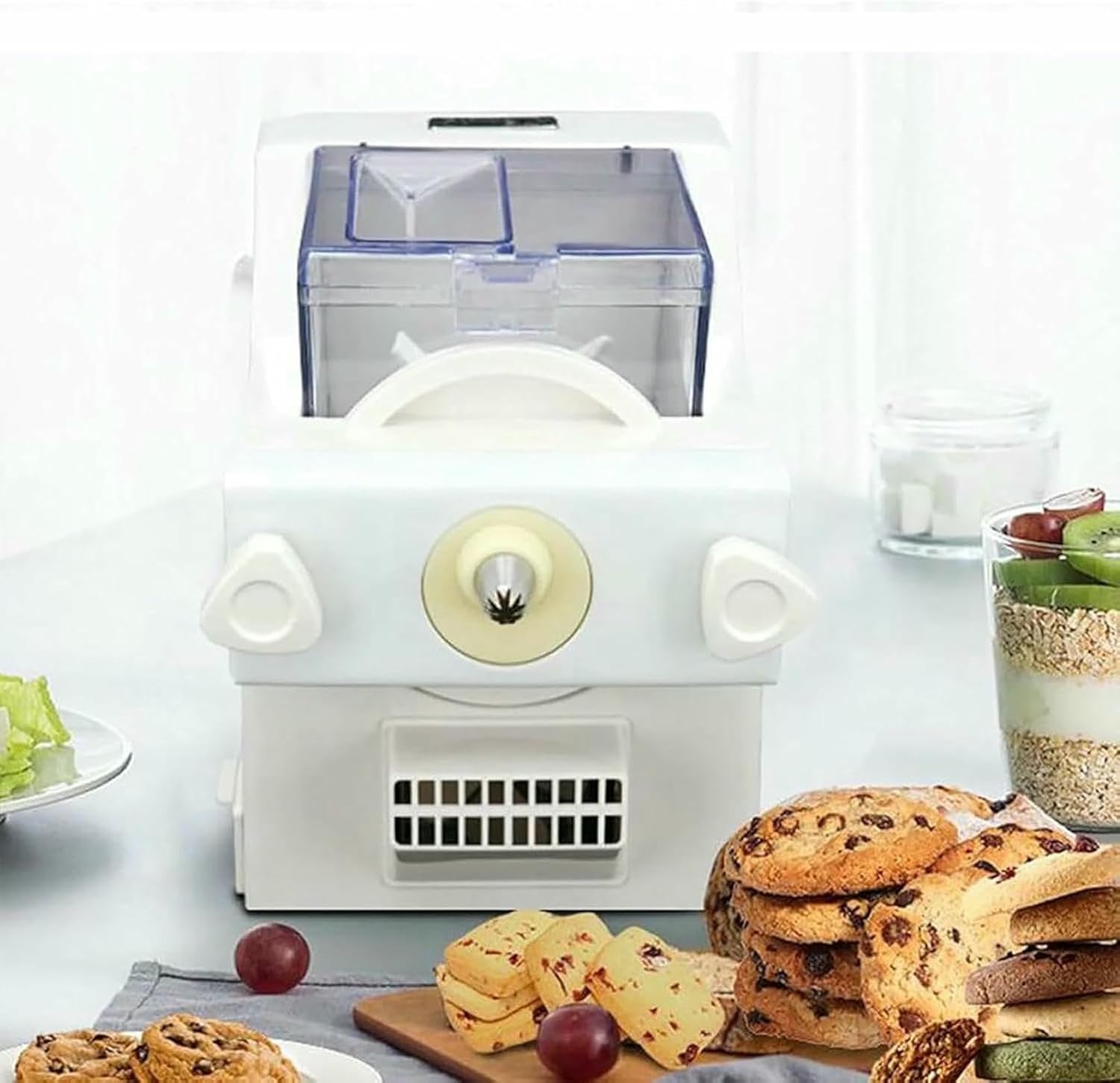 Automatic Cookies Making Machine, Electric Bake Maker Making Cookies,Cookie Press Gun Kit,for Dessert Shop~/