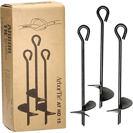 ArborTie Heavy-Duty Ground Anchoring Kit for Maximum Tree Stability