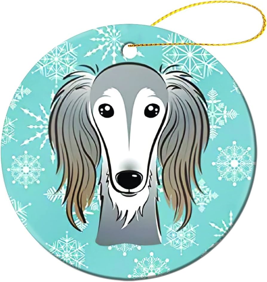 Saluki christmas ornament Clearance