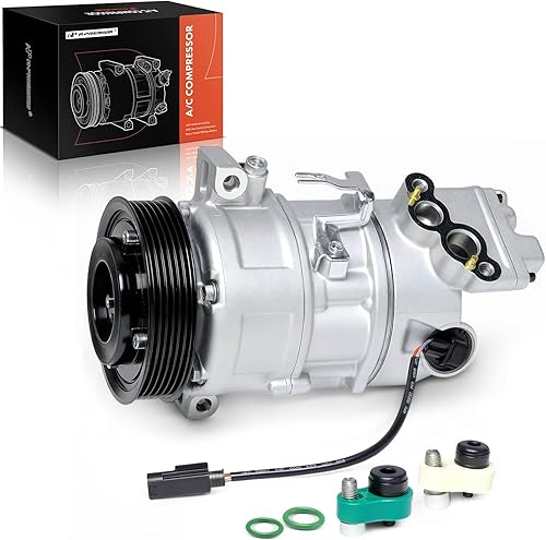Miniatura 1 de A-Premium Compresor de aire acondicionado de CA con embrague compatible con BMW 320i E90 2005 2012-2013, 120i 2005-2012, 118i 2012-2013, 1.6L 2.0L